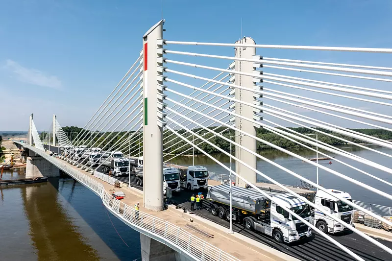 Elindult a visszaszámlálás - Hamarosan járható az új Duna-híd