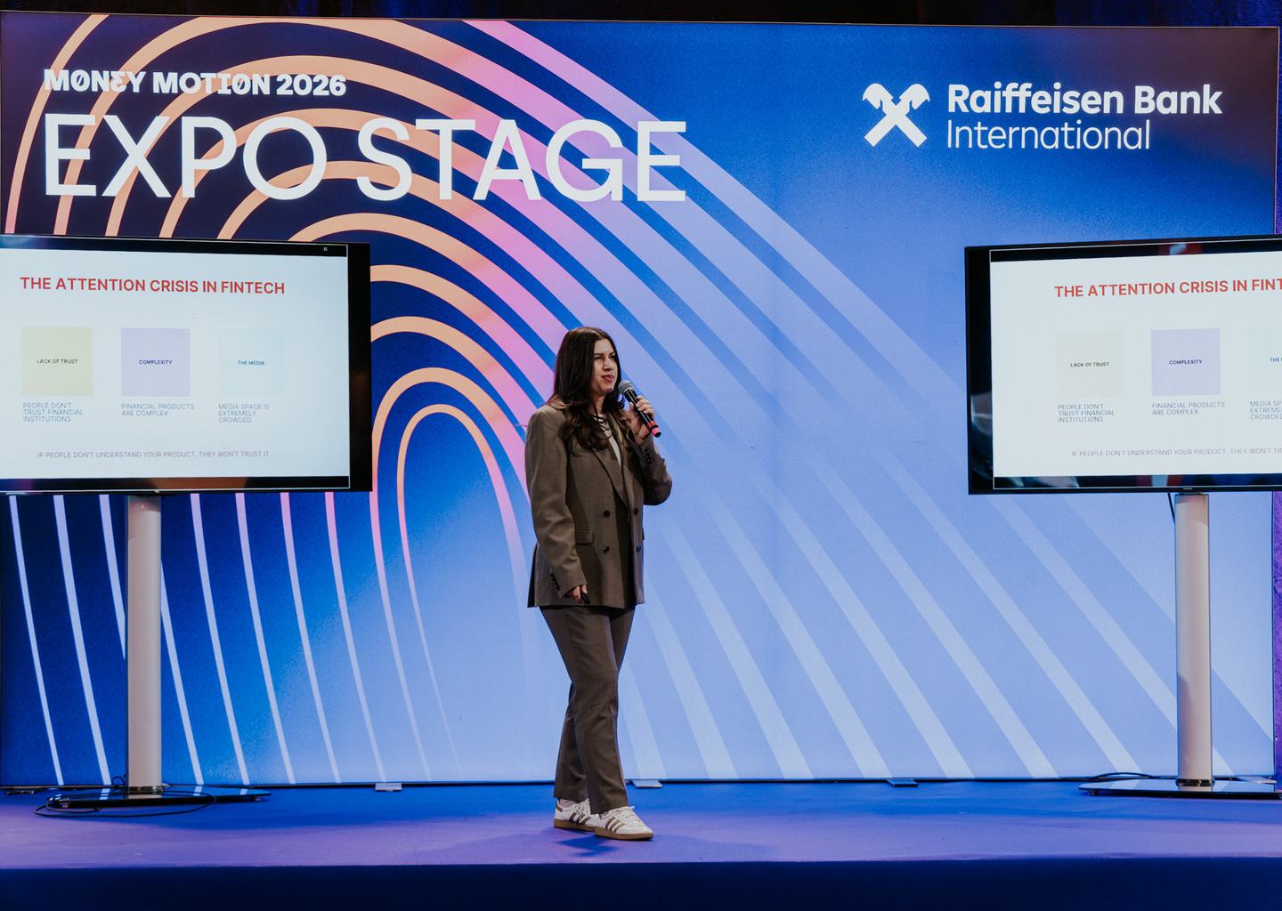 Bittera Réka, a The Good Persona társalapítója a zágrábi Money Motion konferencián