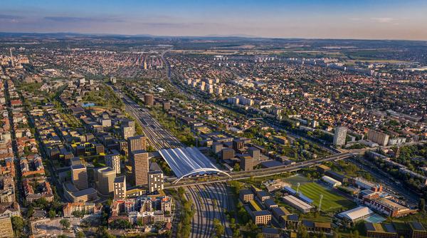 A Coldefy-csapat (CITYFÖRSTER, Sporaarchitects, TREIBHAUS és Marko and Placemakers) győztes terve