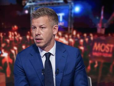 Magyar Péter az M1 műsorában 2026. április 15-én