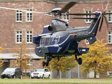 A német szövetségi rendőrség helikoptere