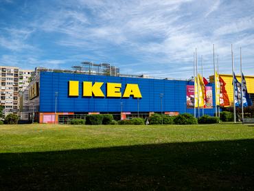 Az Ikea épülete a budapesti Örs vezér terén