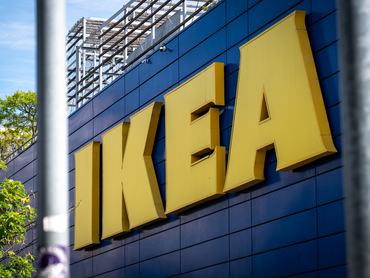 Az Ikea épülete a budapesti Örs vezér terén