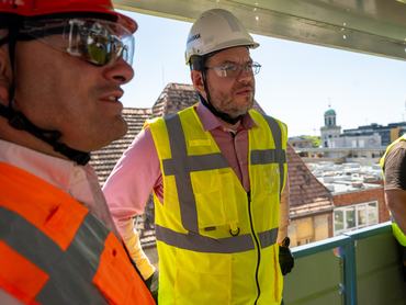 Ábrahám András, a Skanska Magyarország projektigazgatója