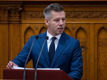 Magyar Péter az országgyűlés plenáris ülésén 2026. június 15-én