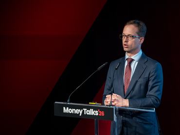 Végh Richárd, a KAVOSZ vezérigazgatója a Money Talks '26 konferencián.