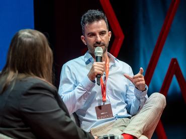 Osbáth Norbert, a Pamkutya társalapítója a Money Talks '26 konferencián.