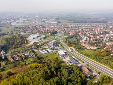 Zalaegerszeg drónfelvétel