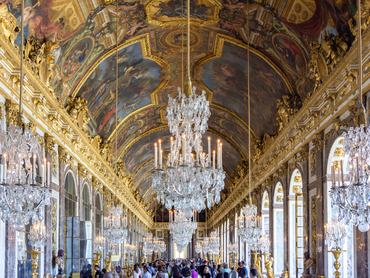 Versailles Franciaország tükörterem