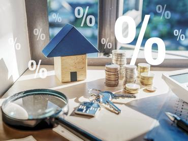 Home Loan Interest Rate Concept, The concept of interest rates, mortgages and financial interest rates