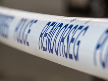 Rendőrségi kordonjelző szalag