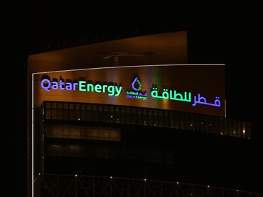 DOHA, QATAR - MARCH 3: The headquarters of Qatar Energy in the West Bay area of Doha, Qatar on March 3, 2026 in Doha, Qatar. The West Bay area is experiencing disruptions due to the conflict with Iran including missile and drone activity. (Photo by Yousef Masoud/Getty Images)