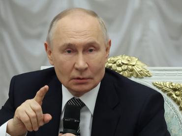 MOSCOW, RUSSIA - MAY 22 Russian President Vladimir Putin speaks during his meeting with veterans of the military invasion of Ukraine, on May 22, 2026, in Moscow, Russia. Putin received veterans from the military invasion of Ukraine, who have participated in the "Time of Heroes," a special civil service training program. (Photo by Contributor/Getty Images)