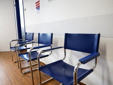 PRODUCTION - 02 July 2026, North Rhine-Westphalia, Alsdorf: A view of the waiting area at a family doctor's office. Photo: Thomas Banneyer/dpa (Photo by Thomas Banneyer/picture alliance via Getty Images)