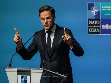 ANKARA, TURKEY - JULY 06: Mark Rutte, Secretary General of NATO speaks at the pre-summit press conference on July 06, 2026 in Ankara, Turkey. Ankara is preparing to host the NATO Summit 2026 on July 7–8, bringing together leaders from all 32 member states, including the President of the United States. (Photo by Chris McGrath/Getty Images)