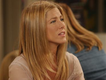 BURBANK, CA - SEPTEMBER 12:  (EXCLUSIVE, NO U.S. TABLOID SALES)  Jennifer Aniston of the hit NBC series "Friends," performs during one of their last shows on the Warner Bros lot Sept. 12, 2003 in Burbank, CA. "Friends," which is in its ninth and final season, debuted in 1994, has won 44 Emmys, and is one of the biggest successes in television history.  (Photo by David Hume Kennerly/Getty Images) This image is not included in any subscription deal. Use of this image will incur a charge.