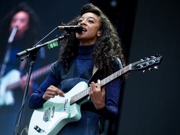 SWANSEA, WALES - JUNE 18: Corinne Bailey Rae performs on stage at Liberty Stadium on June 16, 2016 in Swansea, Wales. (Photo by Mike Lewis Photography/Redferns)