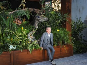 LOS ANGELES, CA - JUNE 12: Film maker Steven Spielberg arrives for the Premiere Of Universal Pictures And Amblin Entertainment's "Jurassic World: Fallen Kingdom" held at Walt Disney Concert Hall on June 12, 2018 in Los Angeles, California. (Photo by Albert L. Ortega/Getty Images)