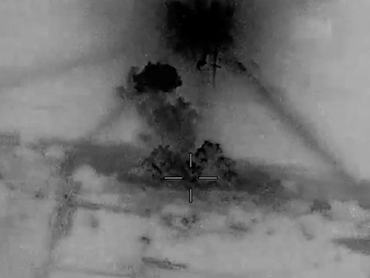 Smoke rises from explosions at an unknown location, following what U.S. Central Command (CENTCOM) said were strikes on Iran in response to an Iranian drone strike on a cargo ship in the Strait of Hormuz, in this screen grab from video released June 26, 2026.  U.S. Central Command/Handout via REUTERS    THIS IMAGE HAS BEEN SUPPLIED BY A THIRD PARTY. MANDATORY CREDIT. OVERLAY FROM SOURCE.  VERIFICATION - Location and date could not be verified. - No earlier version of the video found posted online before Friday (June 26).