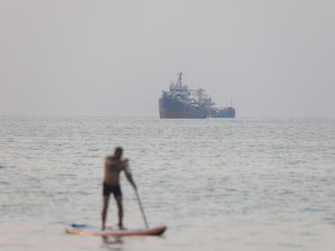 Vessels in the Strait of Hormuz near the beach of Bandar Abbas, Iran, June 21, 2026. Amirhosein Khorgooi/ISNA/via WANA (West Asia News Agency)via REUTERS ATTENTION EDITORS - THIS PICTURE WAS PROVIDED BY A THIRD PARTY. ISRAEL OUT. NO COMMERCIAL OR EDITORIAL SALES IN ISRAEL. NO ACCESS FOR ISRAELI MEDIA. NO USE BBC PERSIAN. NO USE VOA PERSIAN. NO USE MANOTO. NO USE IRAN INTERNATIONAL. NO USE RADIO FARDA. DIGITAL: NO USE BBC PERSIAN. NO USE VOA PERSIAN. NO USE MANOTO. NO USE IRAN INTERNATIONAL. NO USE RADIO FARDA.