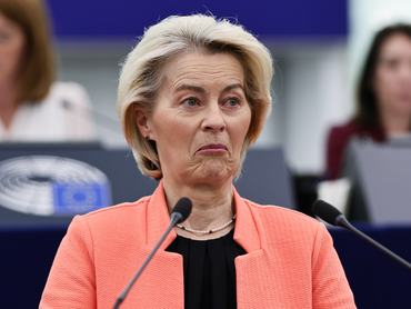 Strasbourg, 2026. május 20.Ursula von der Leyen, az Európai Bizottság elnöke felszólal az Európai Unió egységes piacáról tartott vitán az Európai Parlament (EP) plenáris ülésén Strasbourgban 2026. május 20-án. Az uniós törvényhozás május 18. és 21. ülésezik franciaországi székhelyén.MTI/EPA/Ronald Wittek