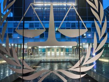 FILE PHOTO: Exterior view of the International Criminal Court (ICC) in The Hague, Netherlands, Tuesday, Dec. 9, 2025. Peter Dejong/Pool via REUTERS/File Photo