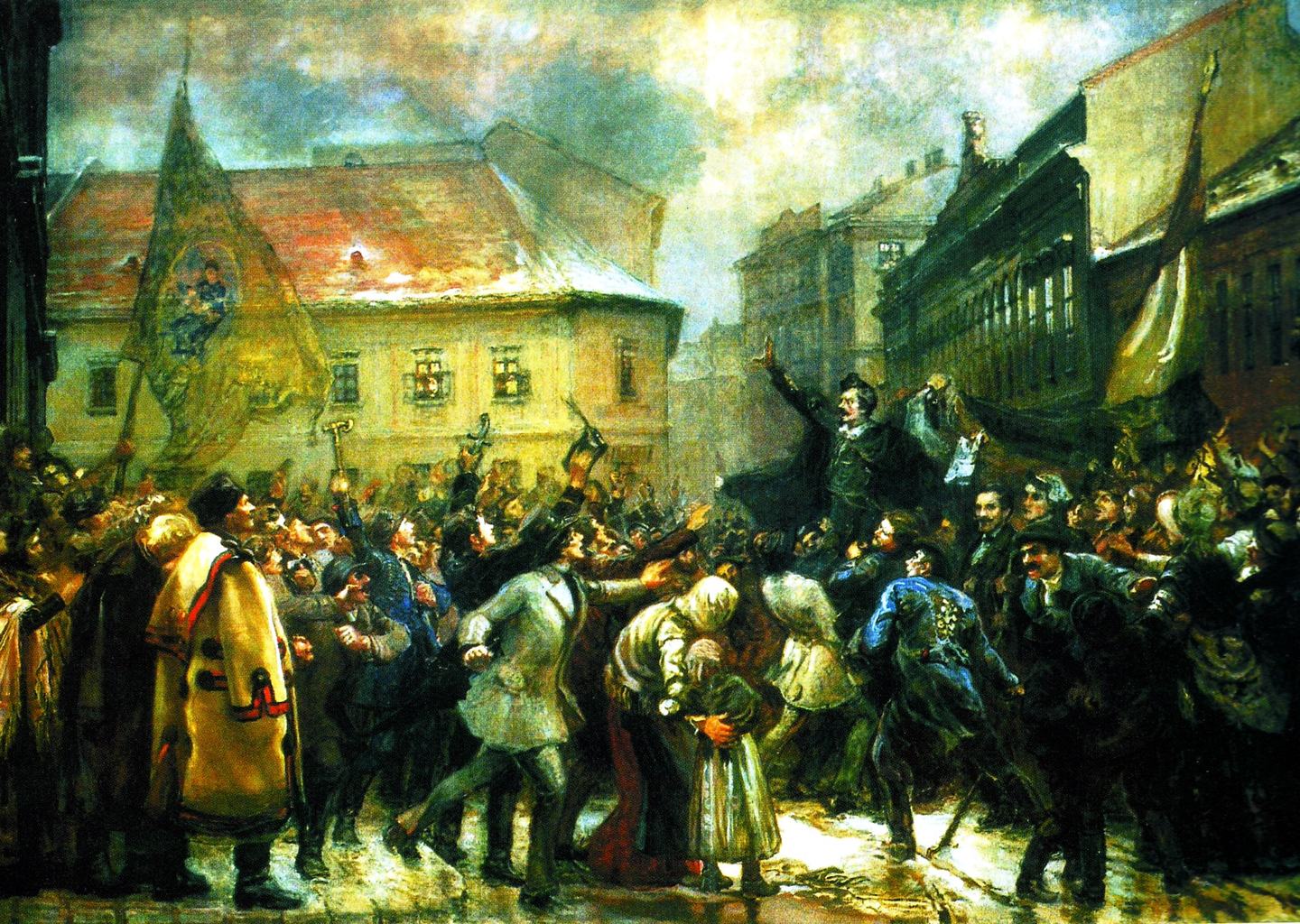 Thorma János Talpra magyar! című festménye