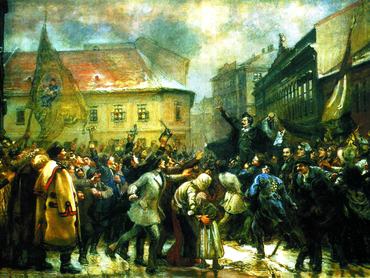 Thorma János Talpra magyar! című festménye