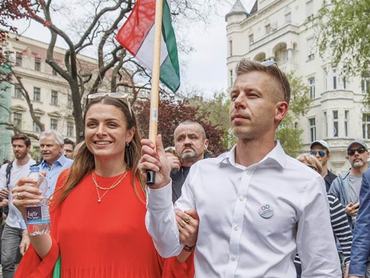 Vogel Evelin és Magyar Péter