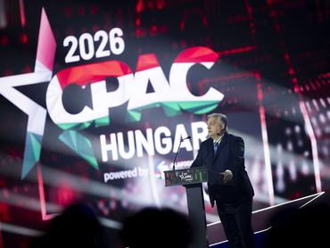 Budapest, 2026. március 21.A Miniszterelnöki Kommunikációs Főosztály által közreadott képen Orbán Viktor miniszterelnök beszédet mond a CPAC (Konzervatív Politikai Akció Konferencia) Hungary 2026 rendezvényen a MTK Sportparkban 2026. március 21-én.MTI/Miniszterelnöki Kommunikációs Főosztály/Fischer Zoltán