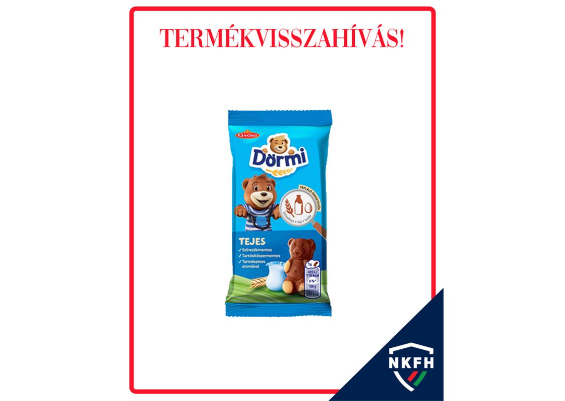 Termékvisszahívás - Dörmi Tejes krémmel töltött piskóta penész jelenléte miatt