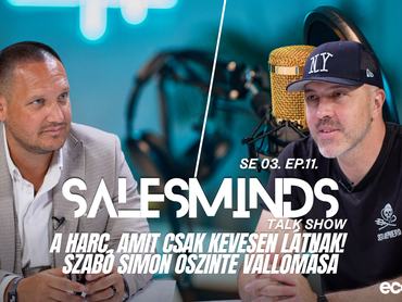Szabó Simon a Salesminds podcastben